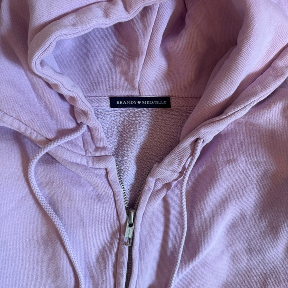 Brandy Melville Tops - Brandy Melville Lilac Crystal Hoodie